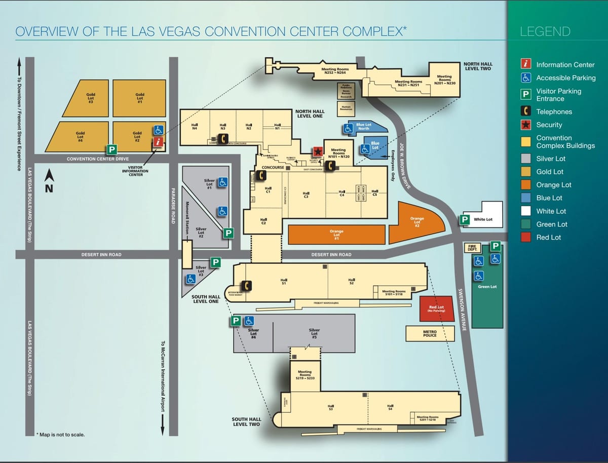 térkép Las Vegas convention center