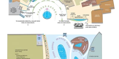 Las Vegas aria térkép