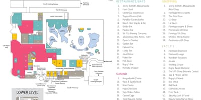 Térkép Las Vegas Flamingo