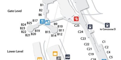 Térkép Las Vegas-i repülőtér