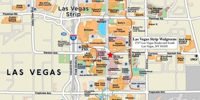 Las Vegas város térkép