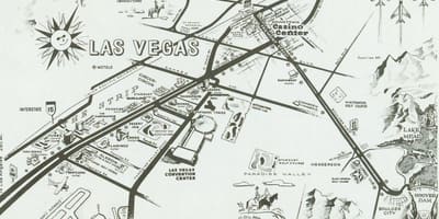 Old Las Vegas strip térkép