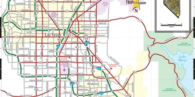 Las Vegas Nevada térkép