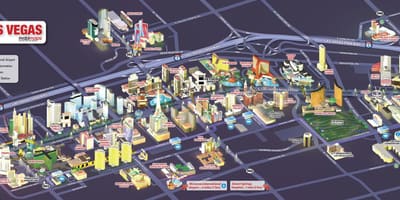 Las Vegas-i kaszinó térkép