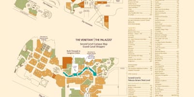 Térkép a Velencei Las Vegas