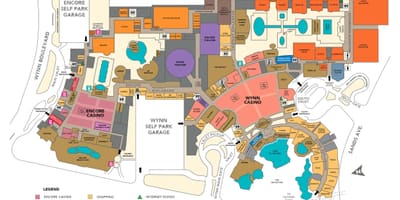 Térkép Wynn Las Vegas